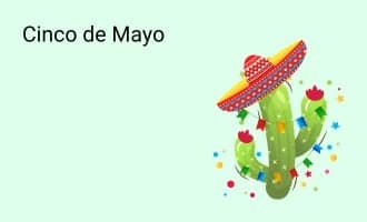 Cinco de mayo group greeting cards