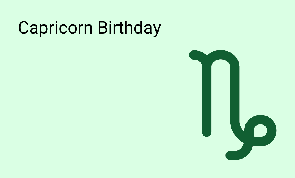 Capricorn Birthday group greeting cards