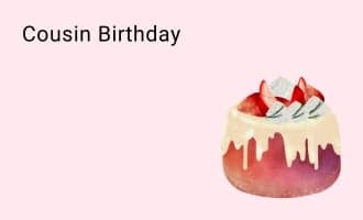 Cousin Birthday group greeting cards