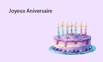Cartes d'Anniversaire group greeting cards
