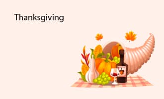 Thanks Giving invitations