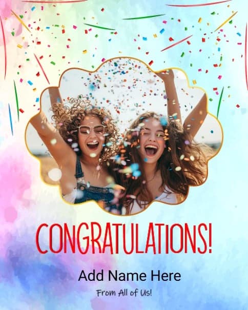 Watercolor Confetti Burst