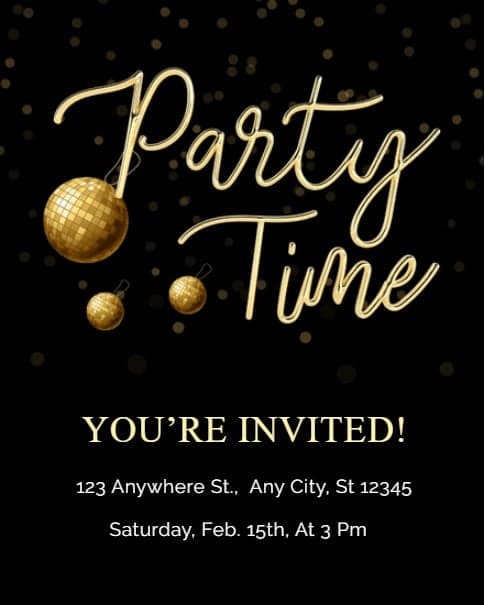 Sparkle Disco Party