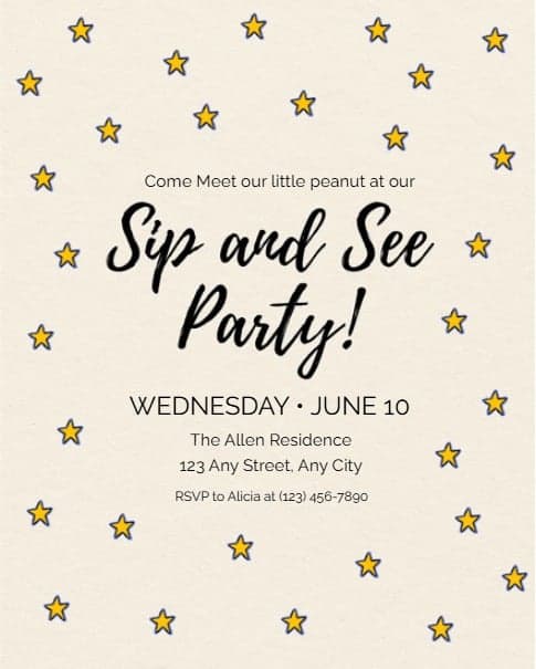 Starry Sip & See