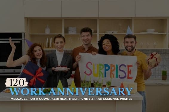 115 Happy Work Anniversary Messages, Greetings & Congrats