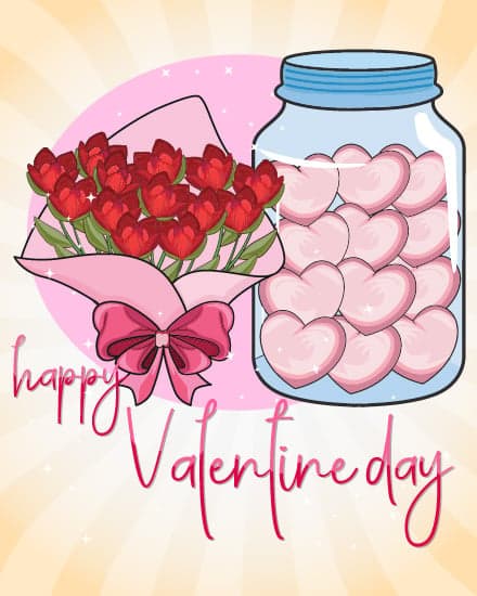 jar of heart candies jar of heart candies
