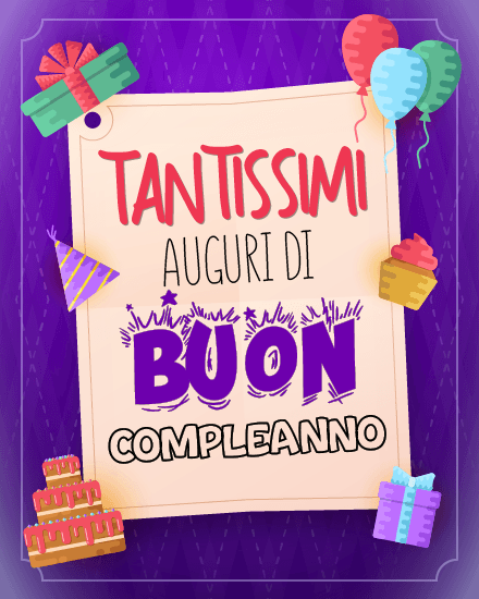 tantissimi auguri di tantissimi auguri di