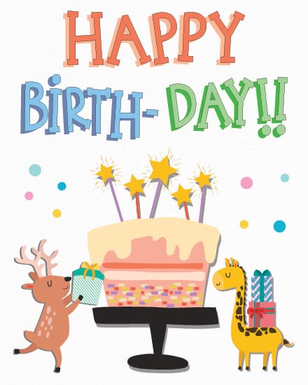 Deer Giraffe Cake Deer Giraffe Cake