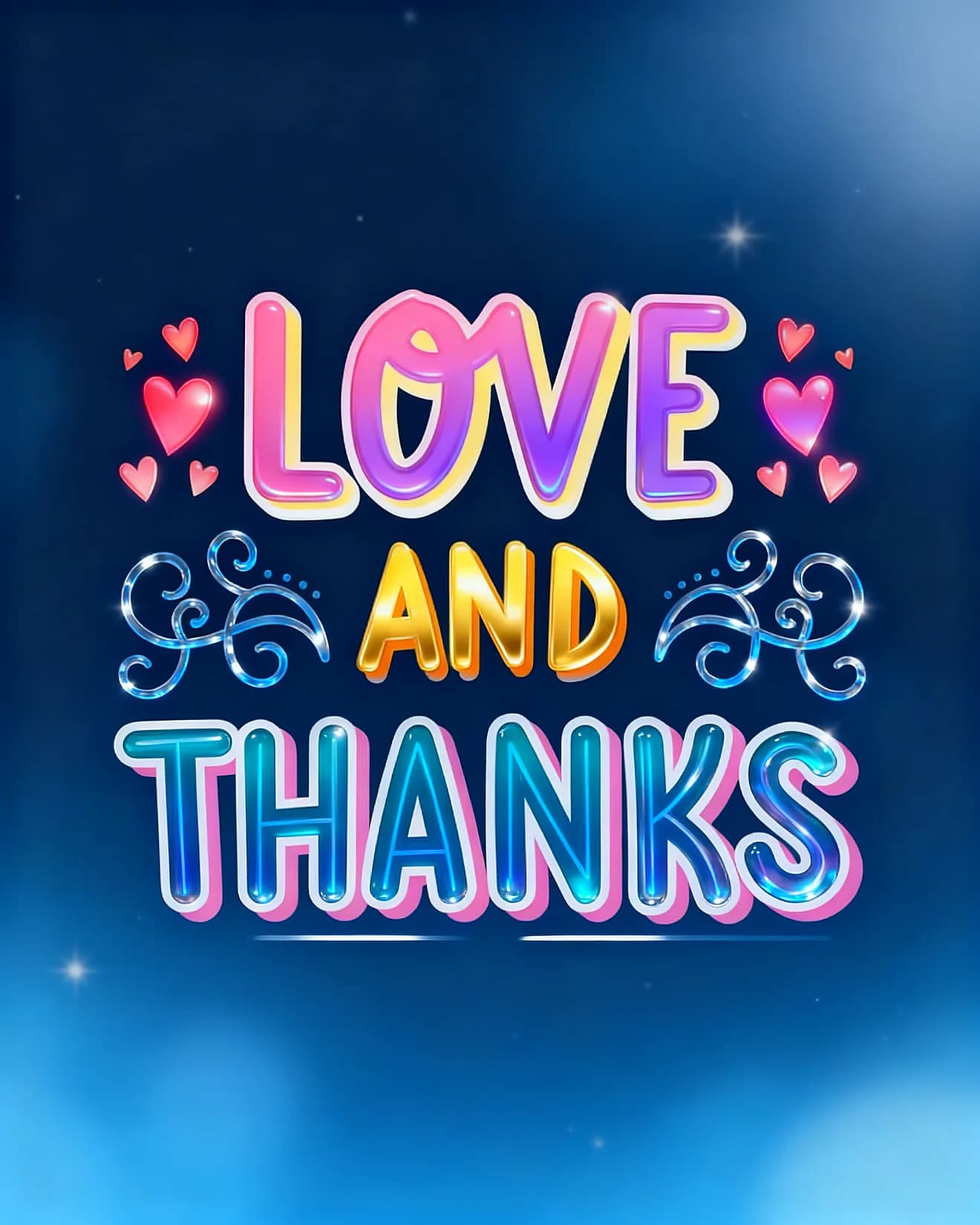 Glowing Heartfelt Message Glowing Heartfelt Message