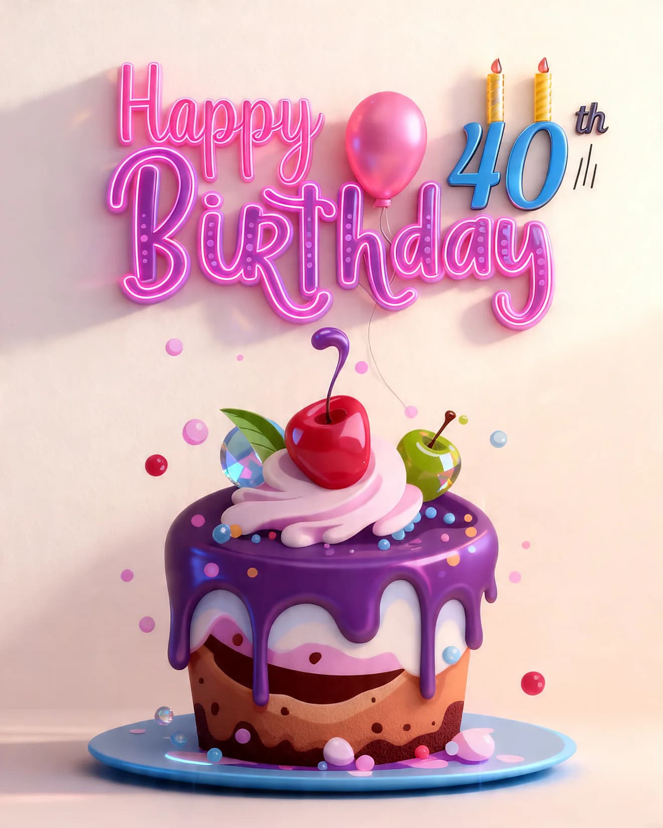 Glossy Forty Birthday Glossy Forty Birthday