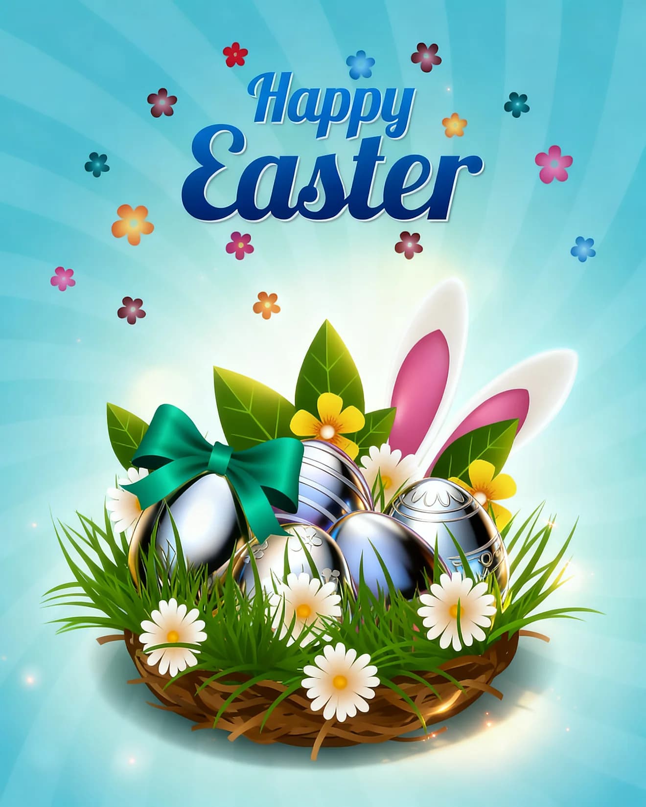 Bunny Ears Daisy Nest Bunny Ears Daisy Nest