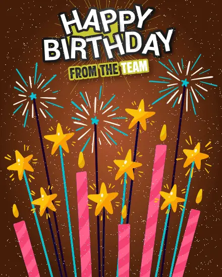 Sparkling Team Celebration Sparkling Team Celebration