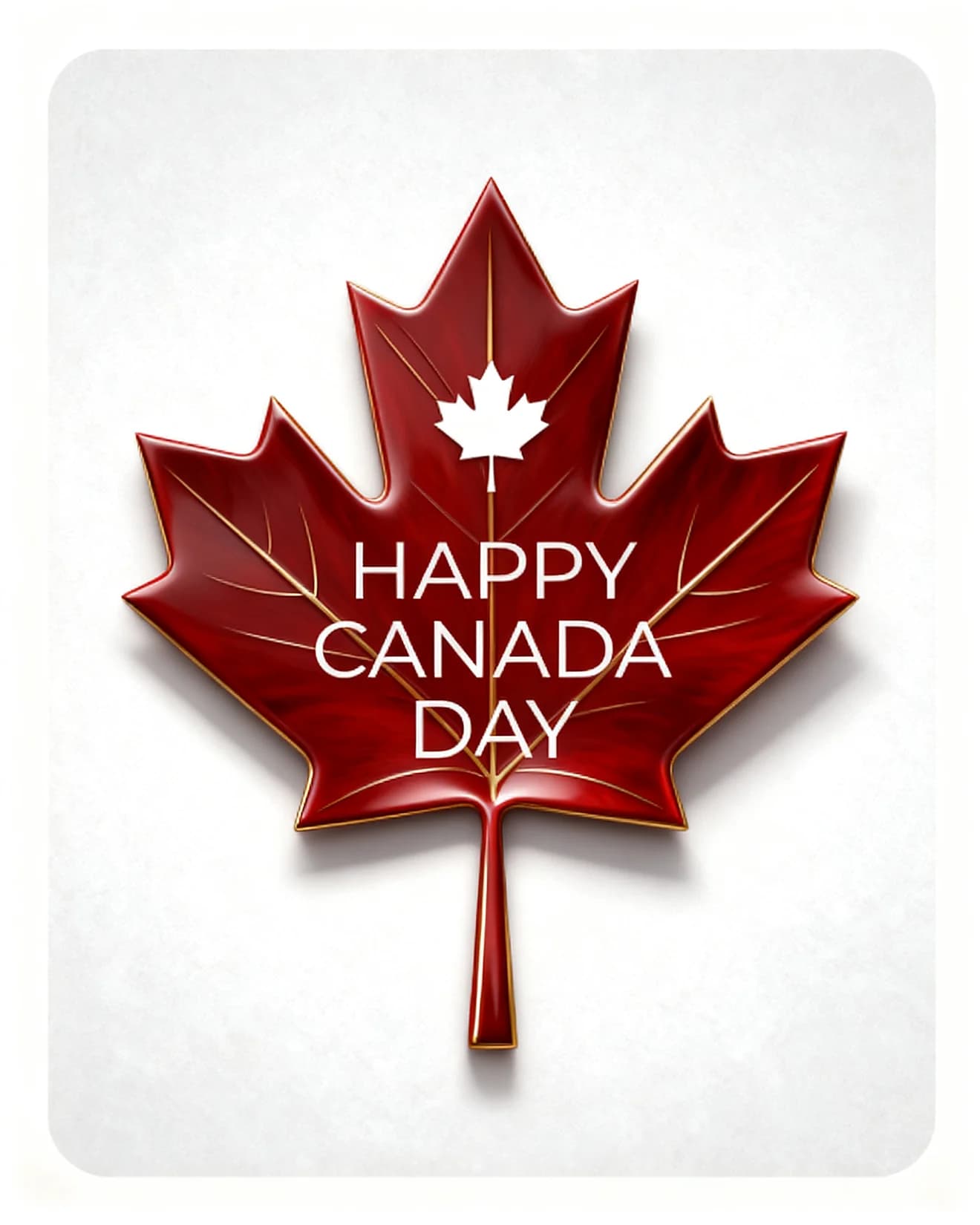 Gold Trim Maple Leaf Gold Trim Maple Leaf