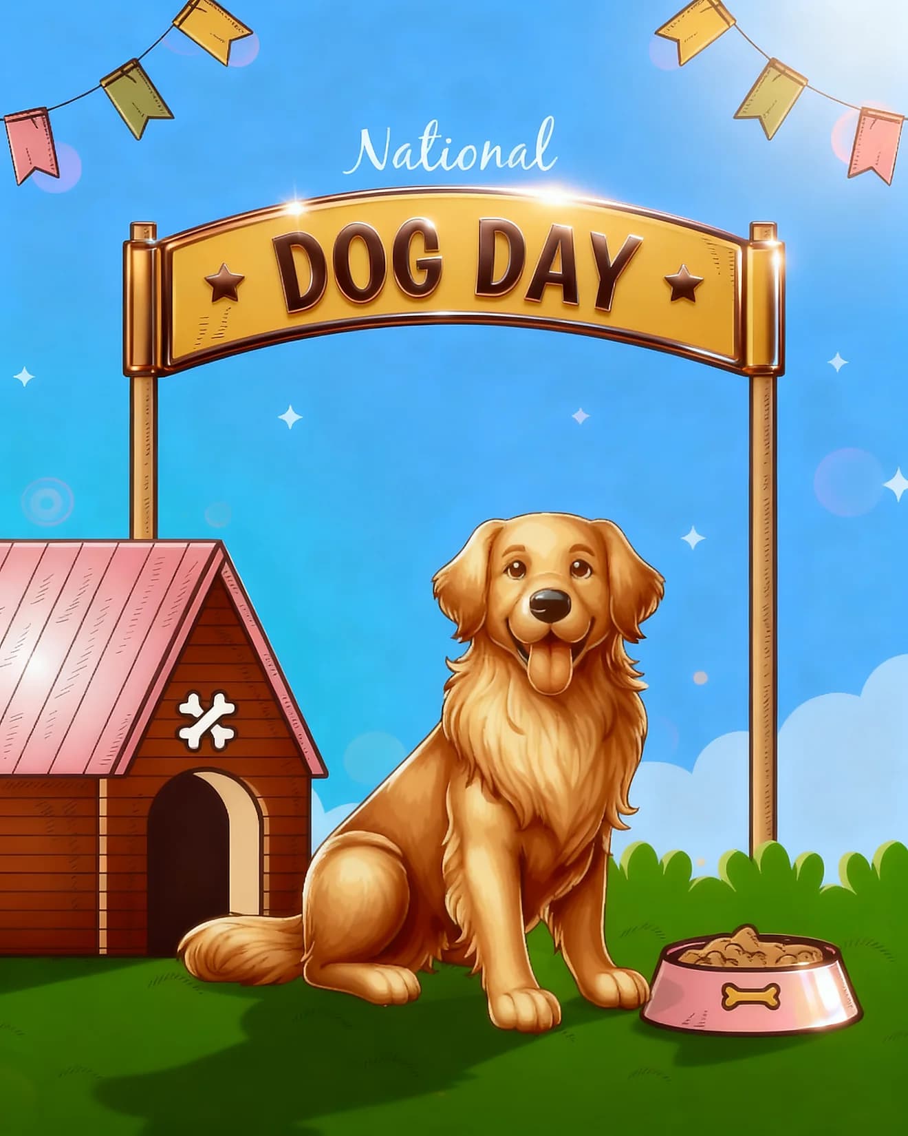 Golden Pup Celebration Day Golden Pup Celebration Day