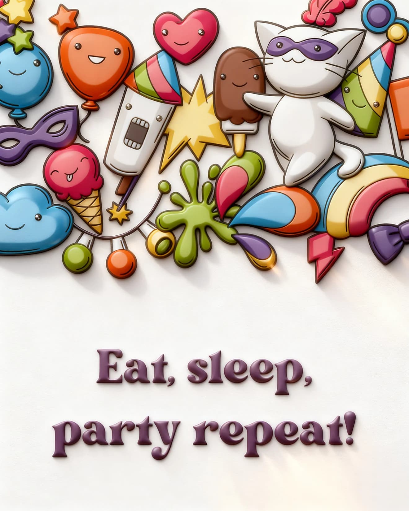 Kawaii Sticker Chaos Kawaii Sticker Chaos