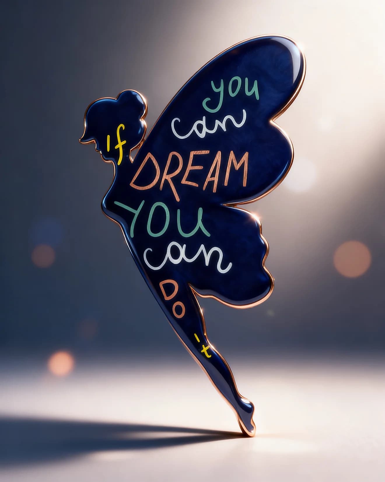 Navy Fairy Dream Pin Navy Fairy Dream Pin