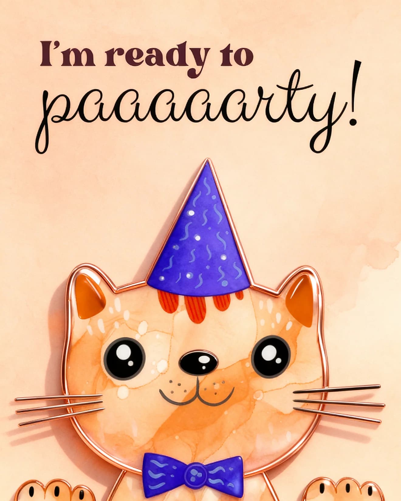 Party Hat Cat Party Hat Cat