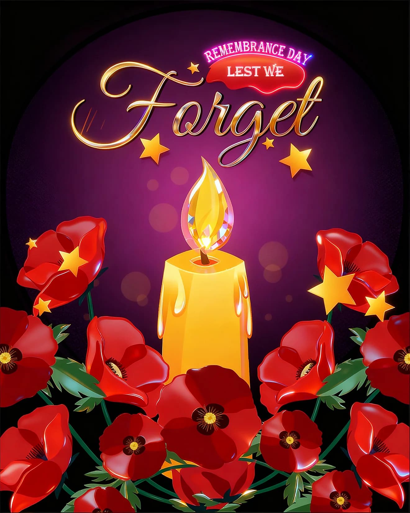Poppy Candlelight Tribute Poppy Candlelight Tribute
