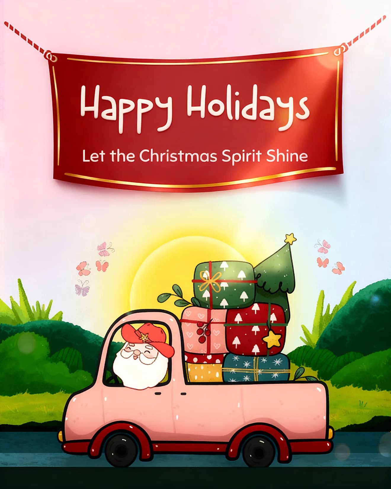 Santa Gift Truck Santa Gift Truck
