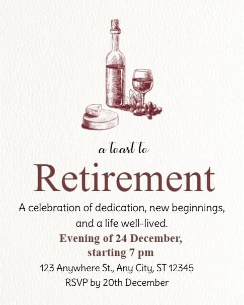 Wine & Cheese Farewell Wine & Cheese Farewell