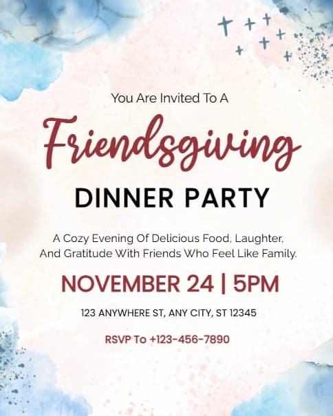 Friendsgiving Dinner Friendsgiving Dinner