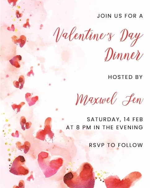 Valentine’s Day Dinner Valentine’s Day Dinner