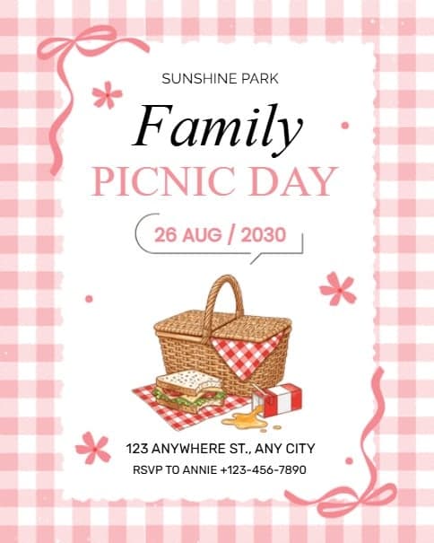 Family Picnic Day Family Picnic Day
