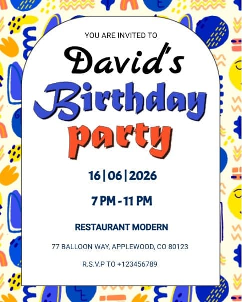 Trendy Birthday Celebration Trendy Birthday Celebration
